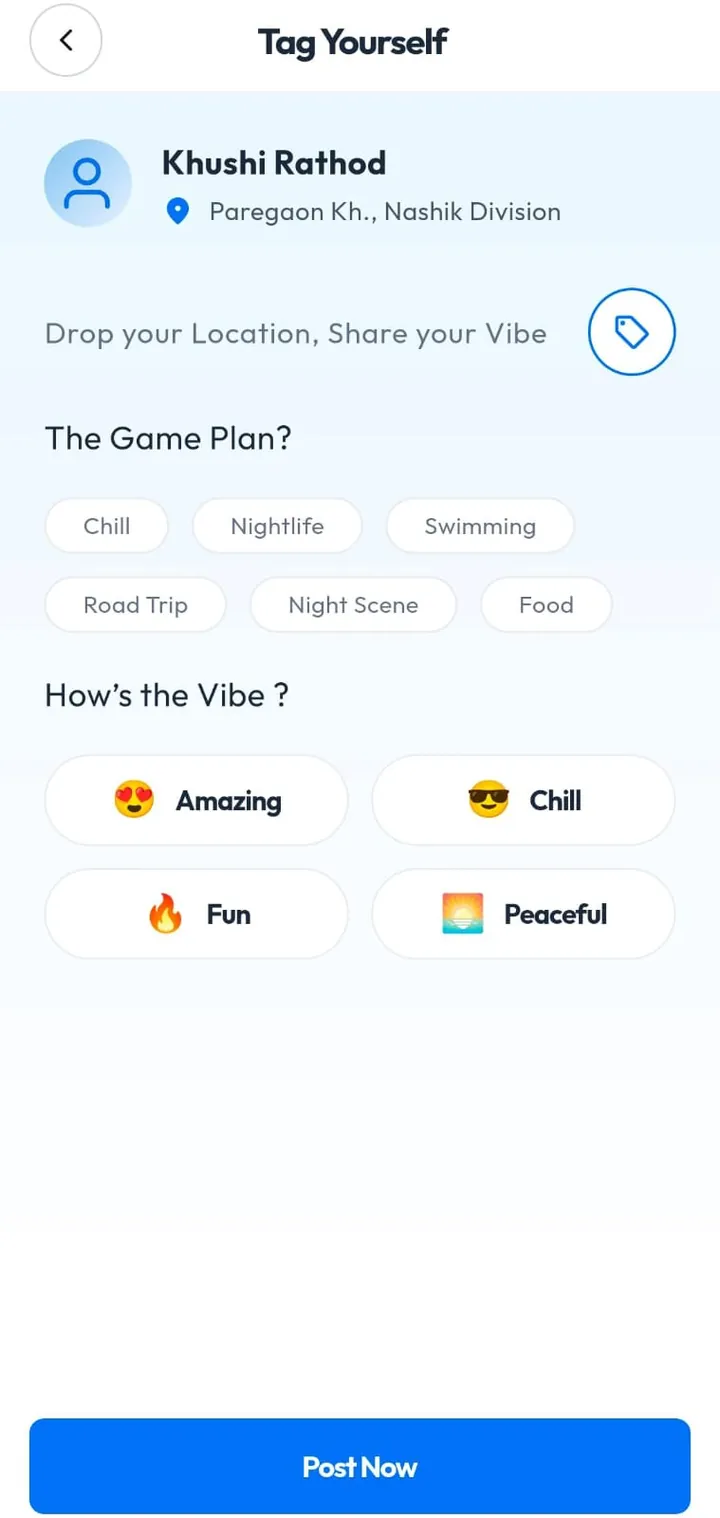 Share a travel moment with plans and vibes