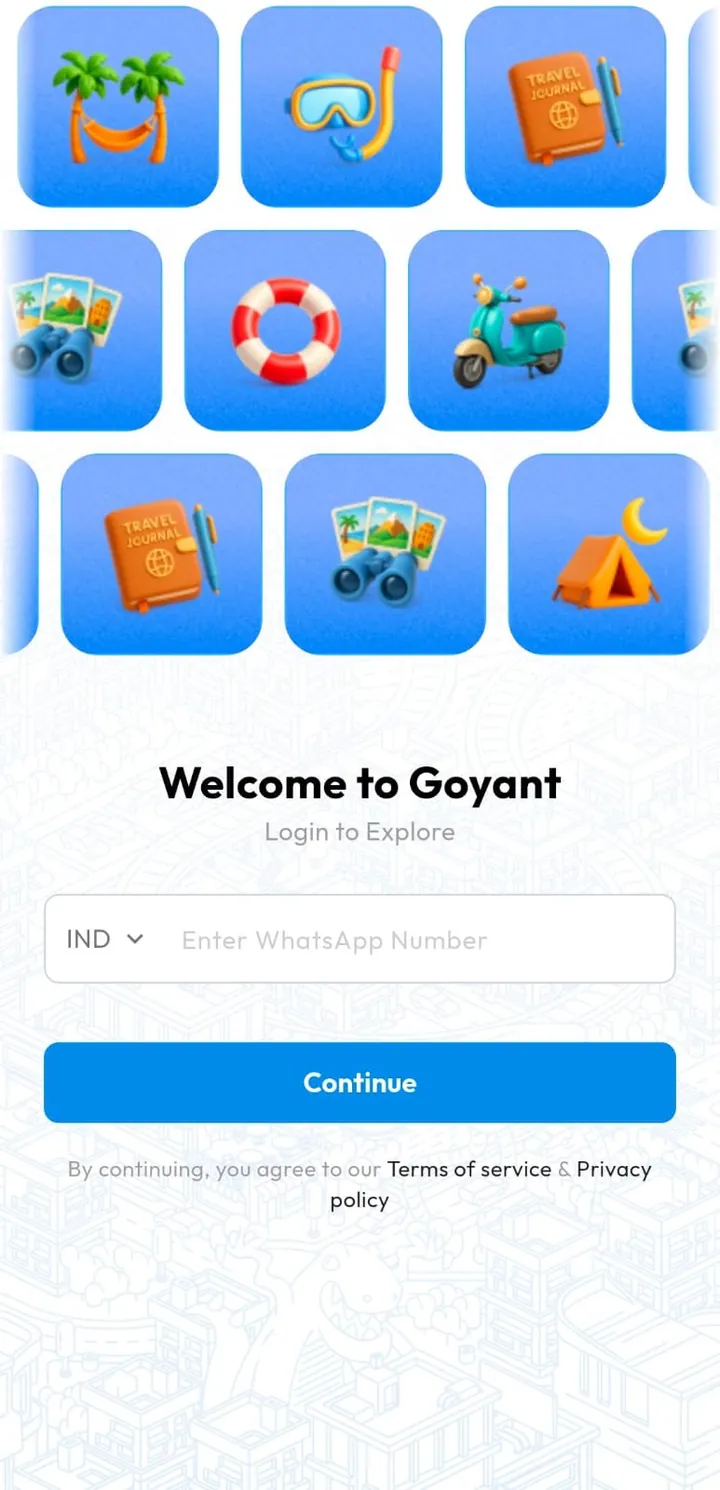 Sign-in with a mobile number