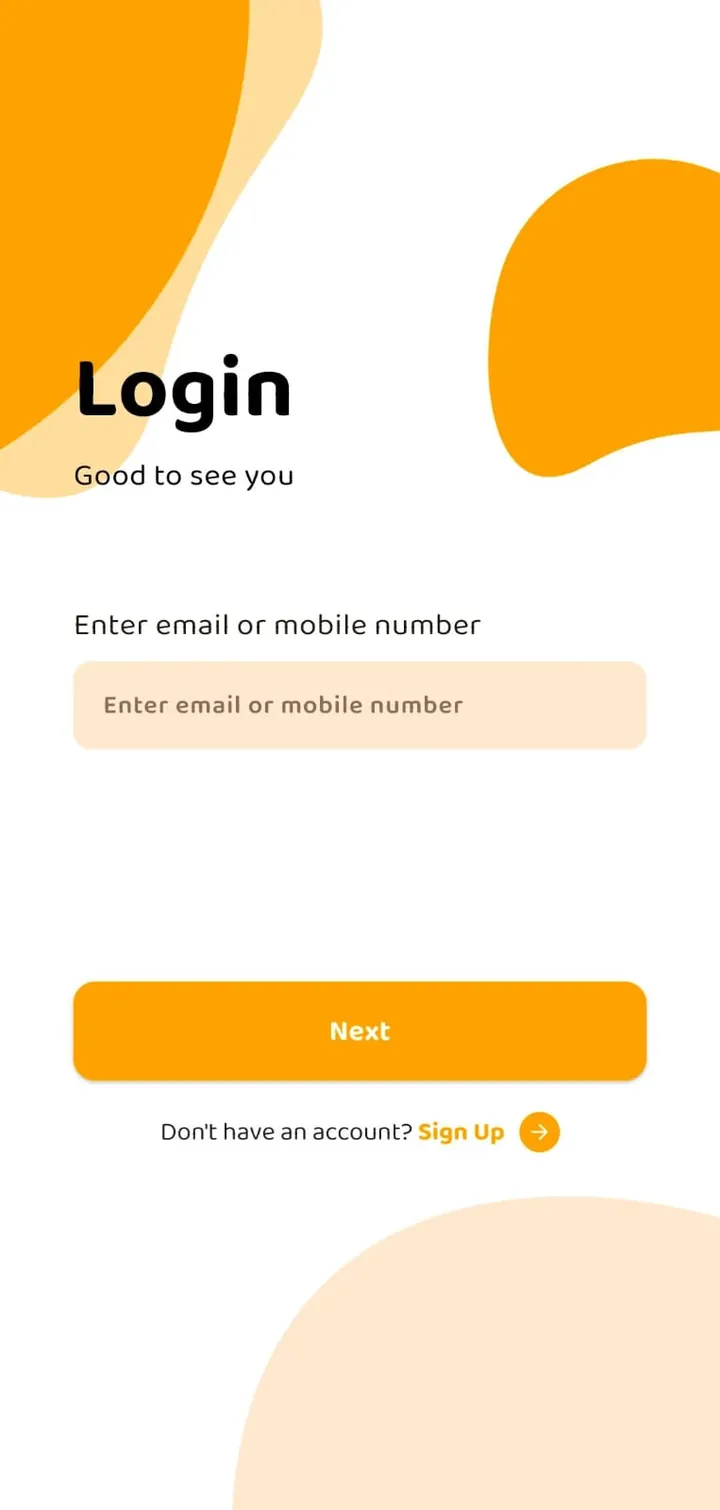 Sign in with email or mobile