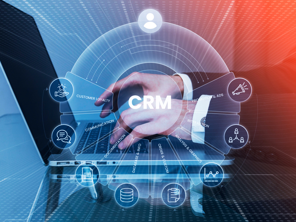 CRM customer relationship management digital interface