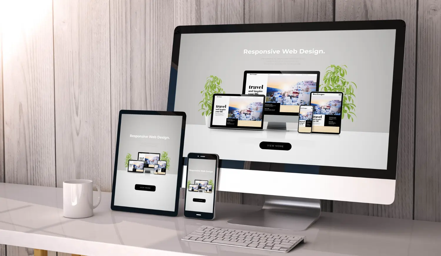 How Responsive Web Design Improves User Experience with responsive website design across mobile tablet and desktop devices